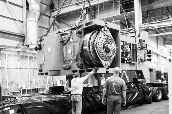 Nidec Press Automation Factory Workers